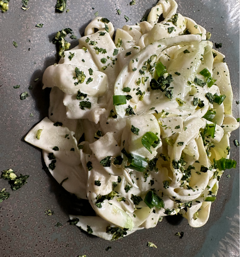 Pappardelle with Alfredo Sauce